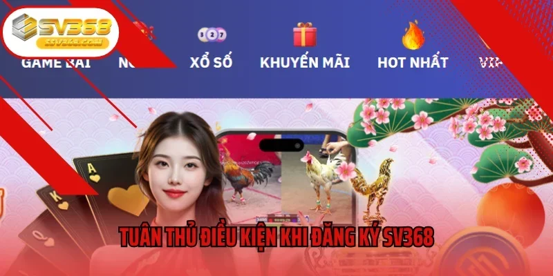 Tuân thủ điều kiện khi đăng ký SV368